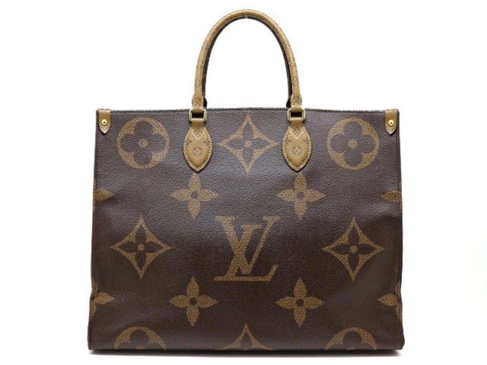 LOUIS VUITTON On The Go Tote Bag Giant Monogram Reverse